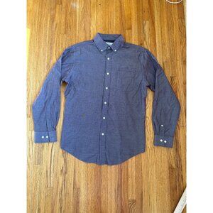 Mens Croft & Barrow Button-Down Shirt Easy Care M Long Sleeve Chest Pocket